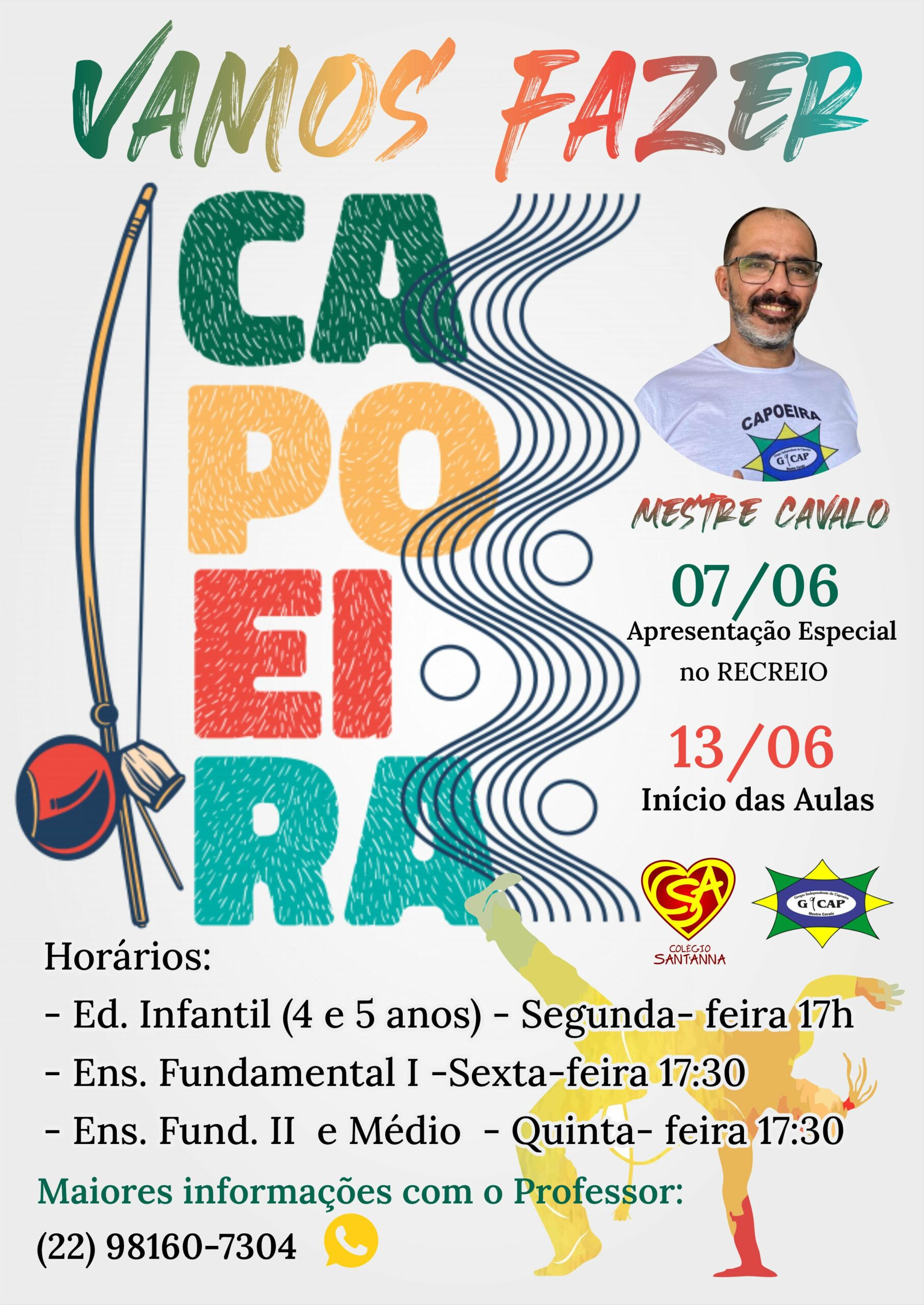 Aulas de Capoeira